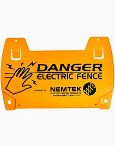 Durable Electric Fence Warning Sign – High Visibility Safety Notice for Farms & Properties